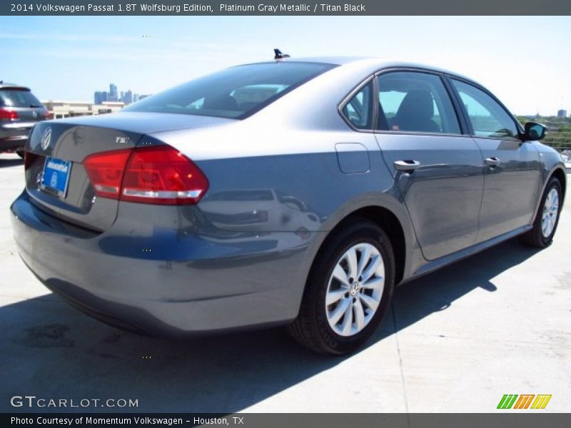 Platinum Gray Metallic / Titan Black 2014 Volkswagen Passat 1.8T Wolfsburg Edition
