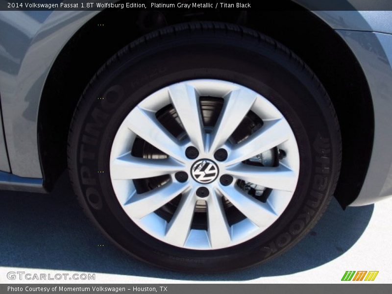 Platinum Gray Metallic / Titan Black 2014 Volkswagen Passat 1.8T Wolfsburg Edition
