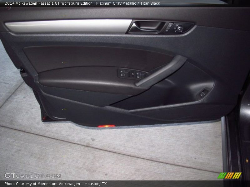 Platinum Gray Metallic / Titan Black 2014 Volkswagen Passat 1.8T Wolfsburg Edition