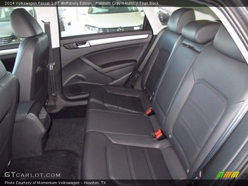 Rear Seat of 2014 Passat 1.8T Wolfsburg Edition