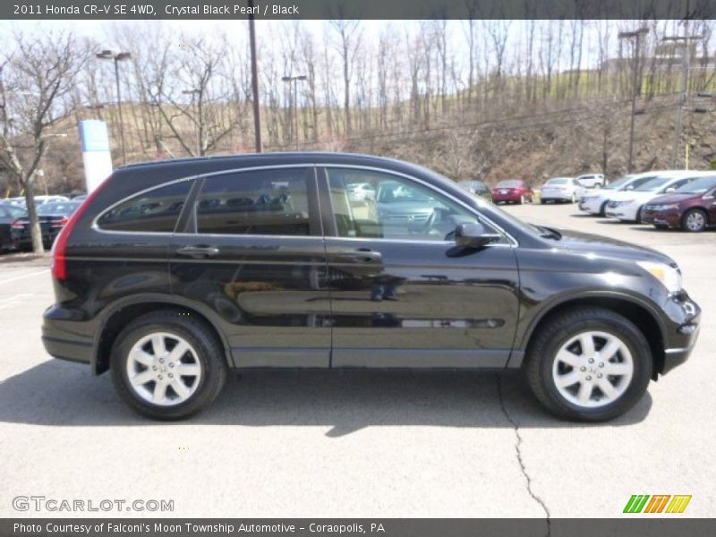 Crystal Black Pearl / Black 2011 Honda CR-V SE 4WD