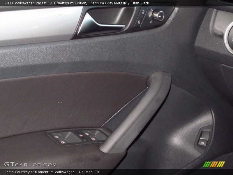 Platinum Gray Metallic / Titan Black 2014 Volkswagen Passat 1.8T Wolfsburg Edition