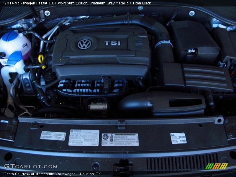 Platinum Gray Metallic / Titan Black 2014 Volkswagen Passat 1.8T Wolfsburg Edition