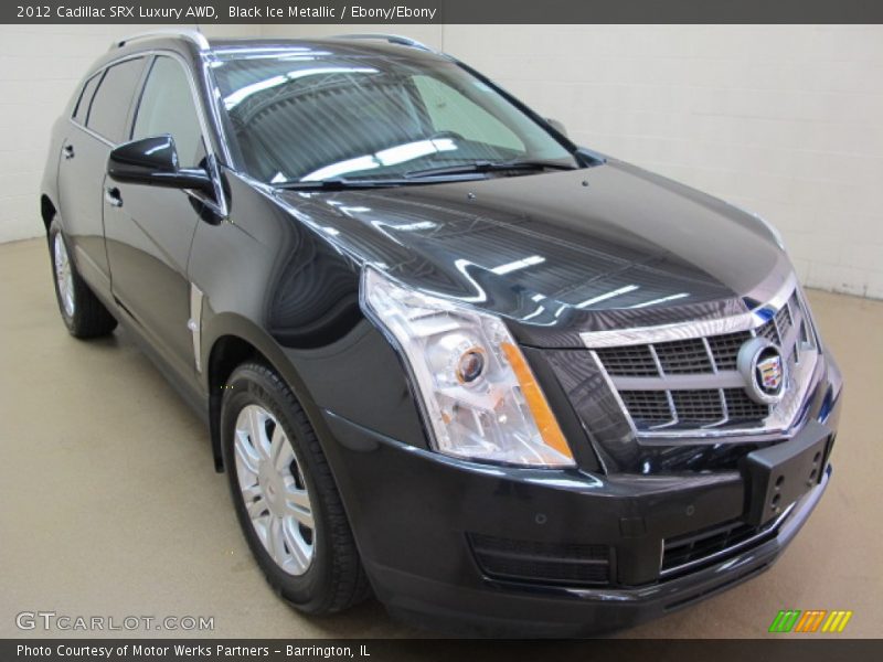 Black Ice Metallic / Ebony/Ebony 2012 Cadillac SRX Luxury AWD
