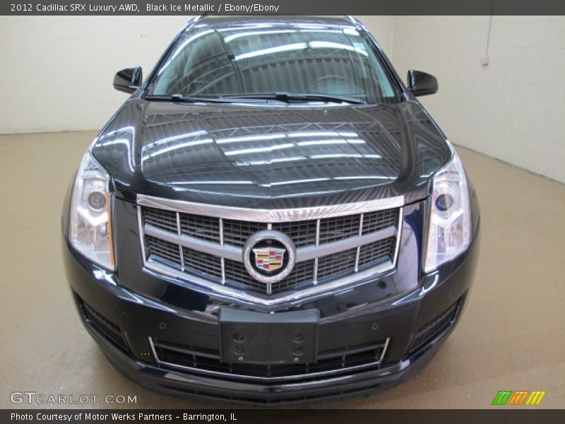 Black Ice Metallic / Ebony/Ebony 2012 Cadillac SRX Luxury AWD