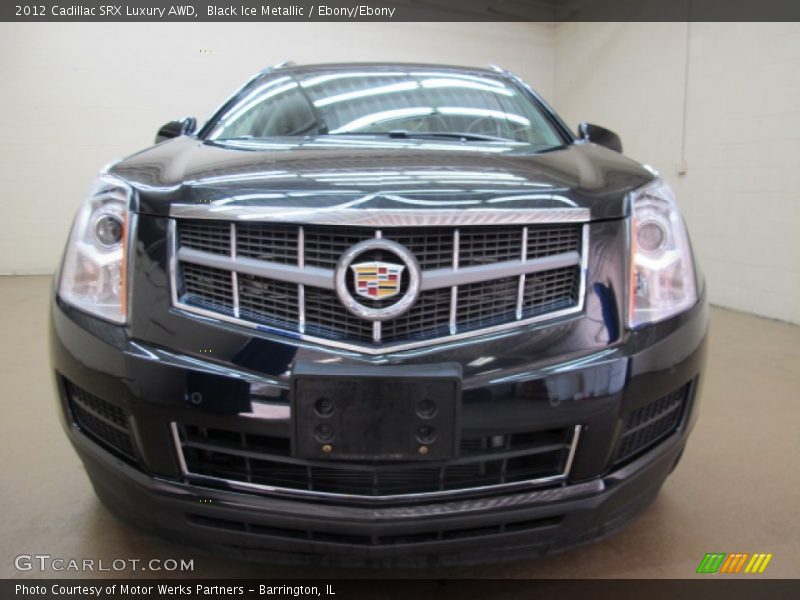 Black Ice Metallic / Ebony/Ebony 2012 Cadillac SRX Luxury AWD