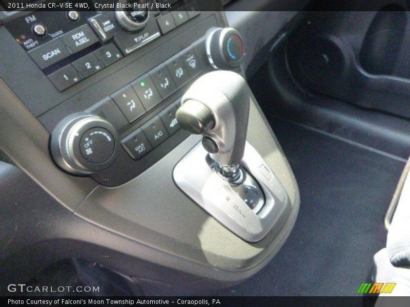 Crystal Black Pearl / Black 2011 Honda CR-V SE 4WD