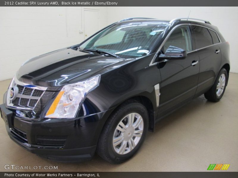Black Ice Metallic / Ebony/Ebony 2012 Cadillac SRX Luxury AWD
