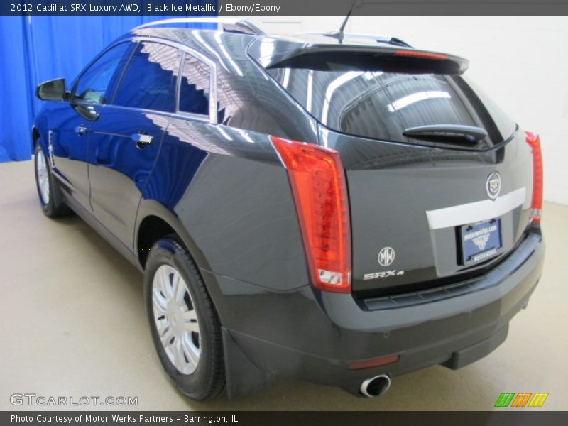 Black Ice Metallic / Ebony/Ebony 2012 Cadillac SRX Luxury AWD