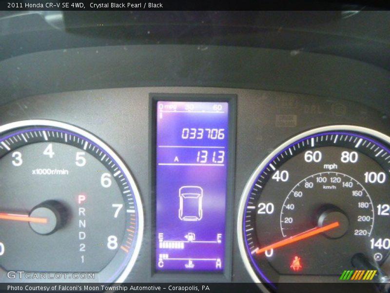 Crystal Black Pearl / Black 2011 Honda CR-V SE 4WD