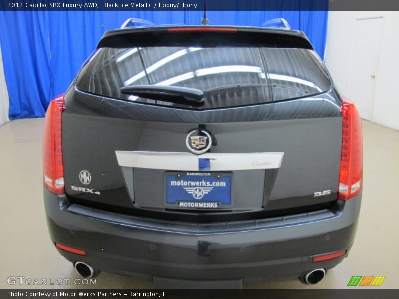 Black Ice Metallic / Ebony/Ebony 2012 Cadillac SRX Luxury AWD