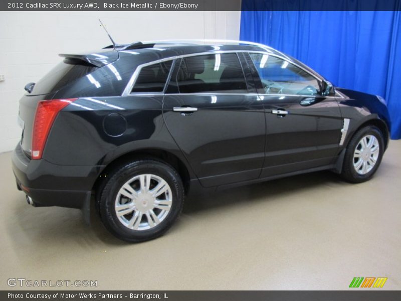 Black Ice Metallic / Ebony/Ebony 2012 Cadillac SRX Luxury AWD
