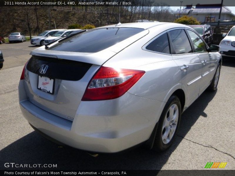 Alabaster Silver Metallic / Black 2011 Honda Accord Crosstour EX-L 4WD