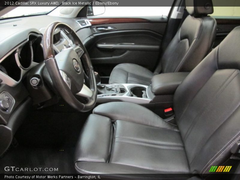 Black Ice Metallic / Ebony/Ebony 2012 Cadillac SRX Luxury AWD