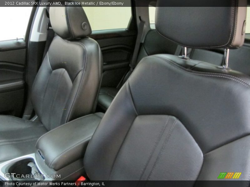 Black Ice Metallic / Ebony/Ebony 2012 Cadillac SRX Luxury AWD
