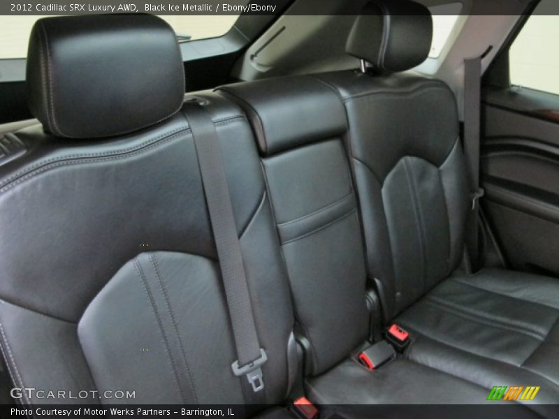 Black Ice Metallic / Ebony/Ebony 2012 Cadillac SRX Luxury AWD