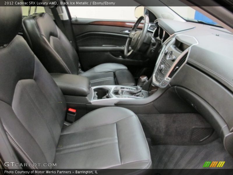Black Ice Metallic / Ebony/Ebony 2012 Cadillac SRX Luxury AWD