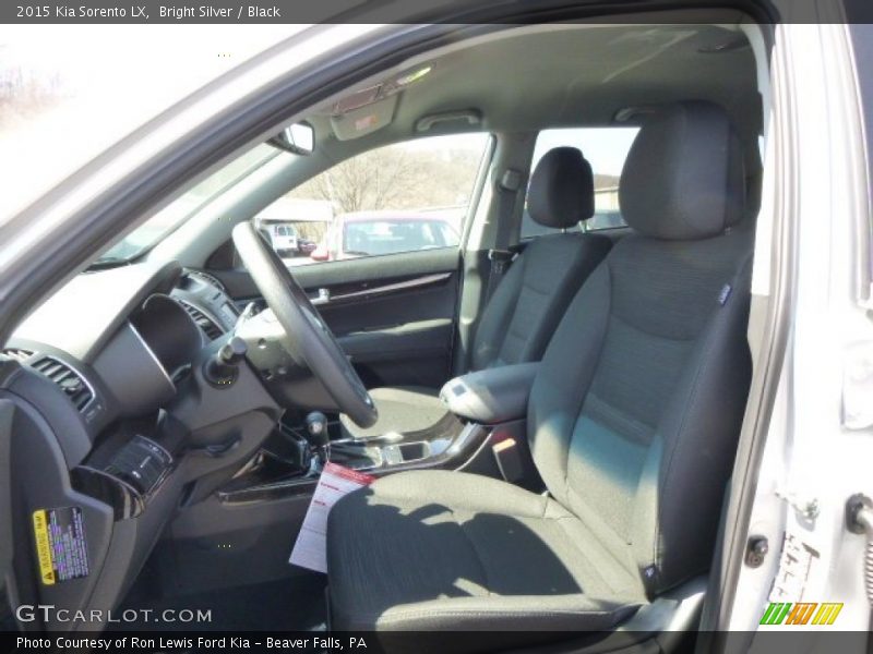 Bright Silver / Black 2015 Kia Sorento LX