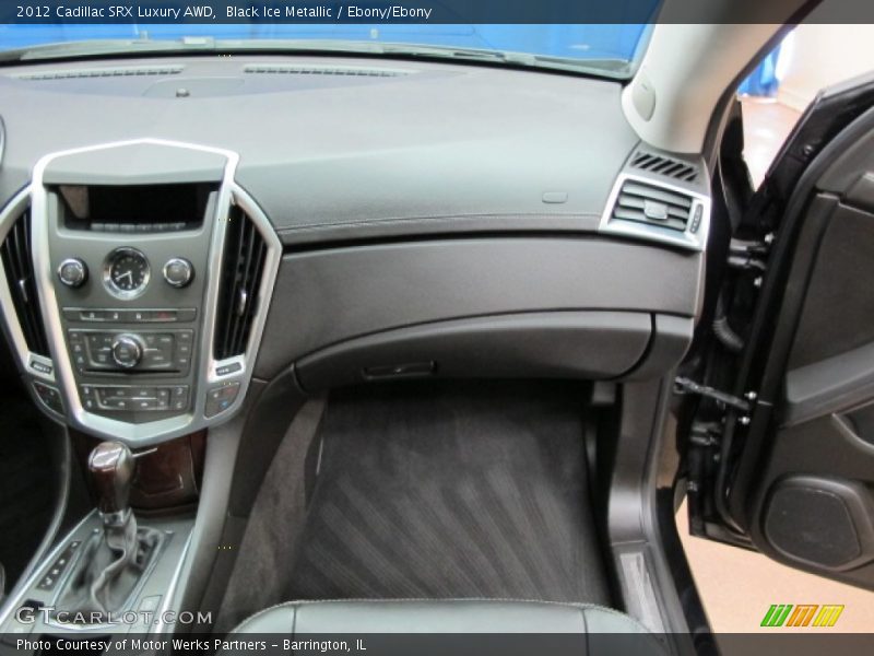 Black Ice Metallic / Ebony/Ebony 2012 Cadillac SRX Luxury AWD