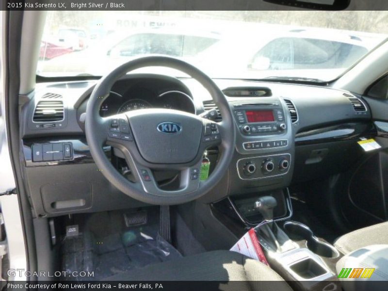 Bright Silver / Black 2015 Kia Sorento LX