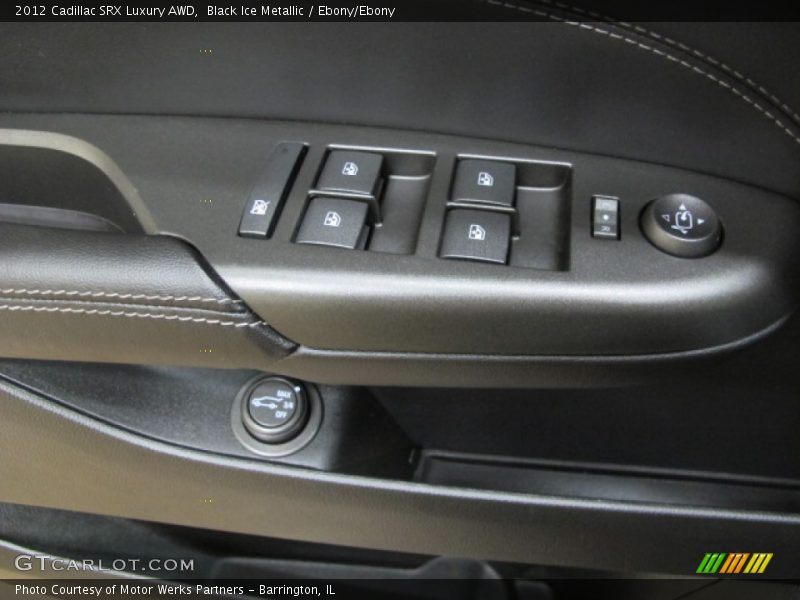 Black Ice Metallic / Ebony/Ebony 2012 Cadillac SRX Luxury AWD