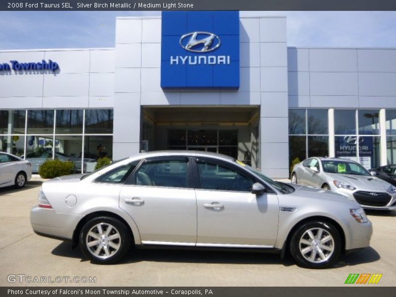 Silver Birch Metallic / Medium Light Stone 2008 Ford Taurus SEL