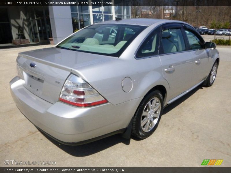 Silver Birch Metallic / Medium Light Stone 2008 Ford Taurus SEL