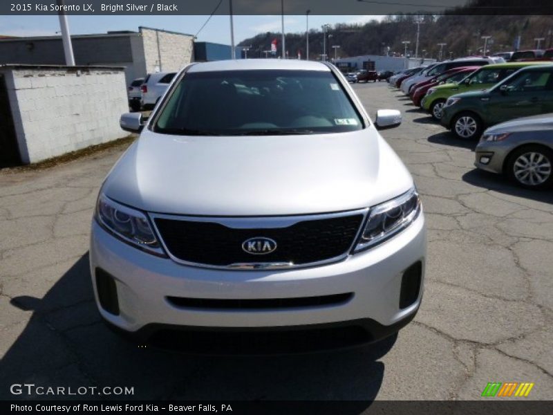 Bright Silver / Black 2015 Kia Sorento LX