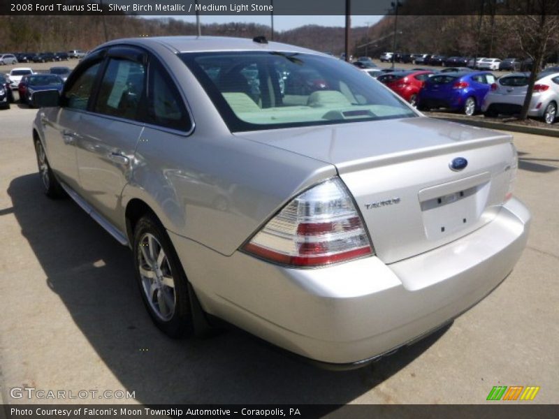 Silver Birch Metallic / Medium Light Stone 2008 Ford Taurus SEL