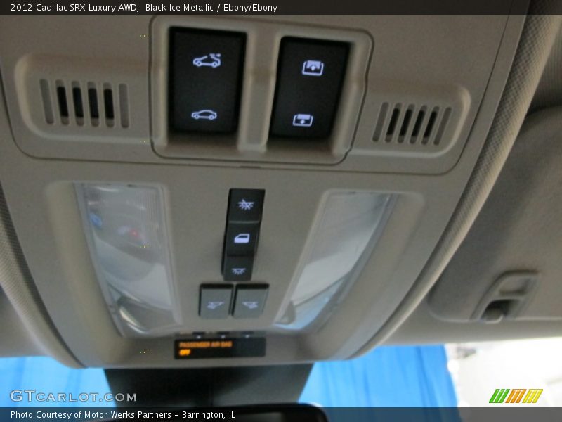 Black Ice Metallic / Ebony/Ebony 2012 Cadillac SRX Luxury AWD
