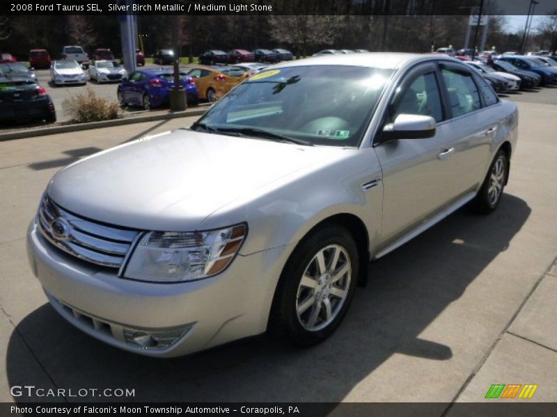 Silver Birch Metallic / Medium Light Stone 2008 Ford Taurus SEL