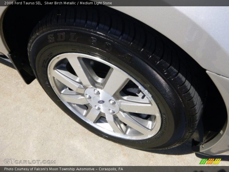 Silver Birch Metallic / Medium Light Stone 2008 Ford Taurus SEL