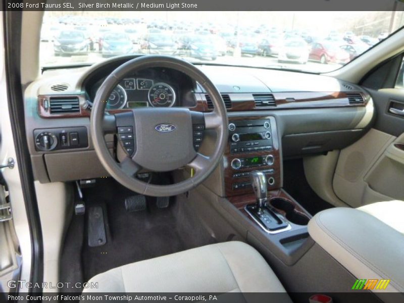 Silver Birch Metallic / Medium Light Stone 2008 Ford Taurus SEL