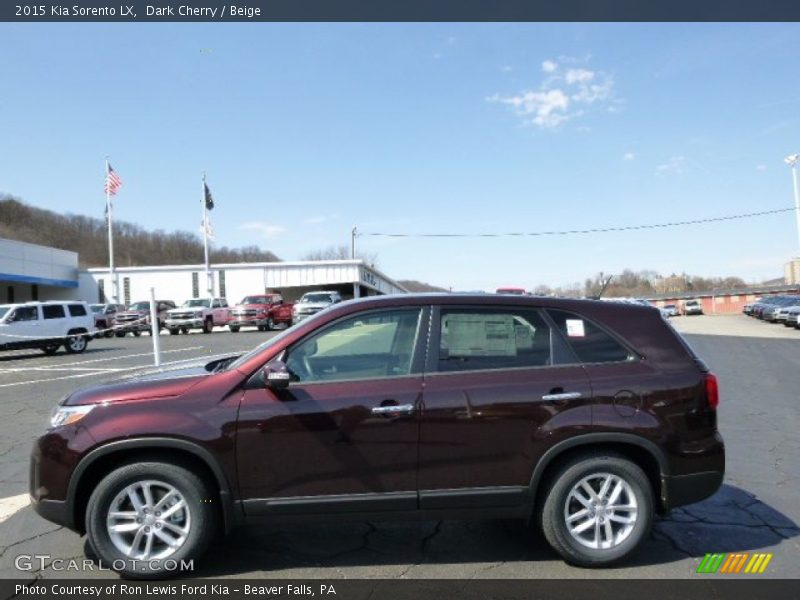  2015 Sorento LX Dark Cherry