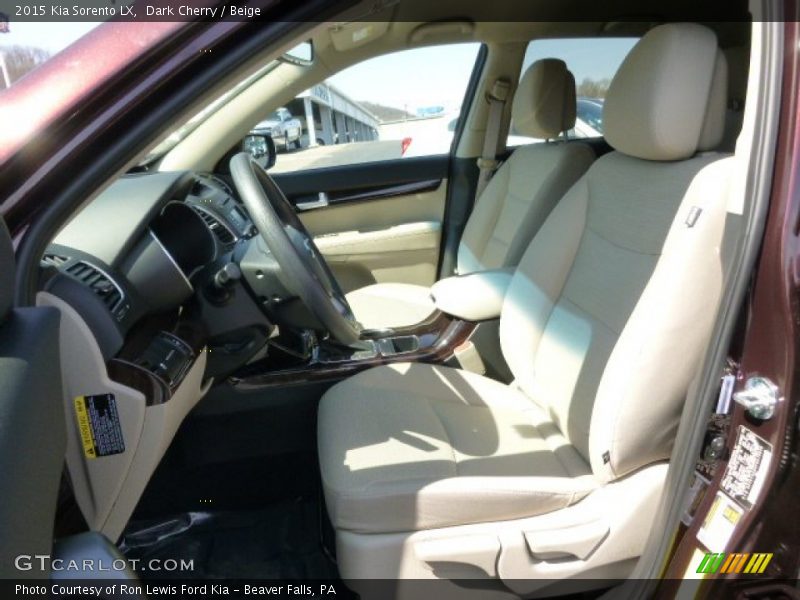 Dark Cherry / Beige 2015 Kia Sorento LX