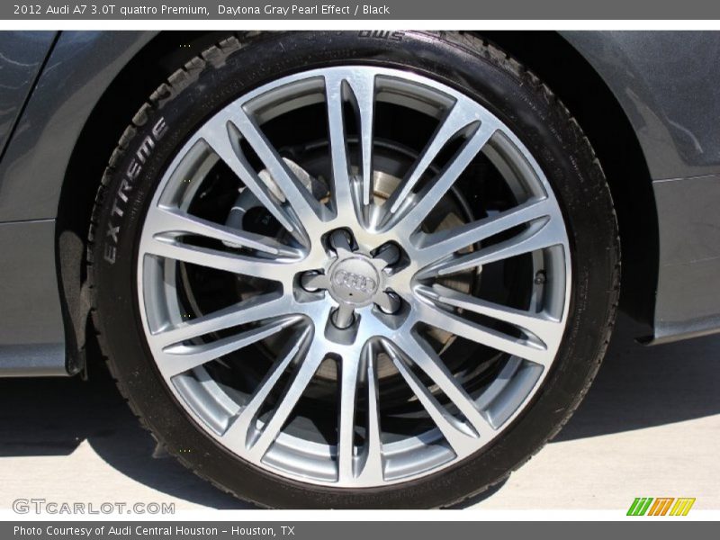 Daytona Gray Pearl Effect / Black 2012 Audi A7 3.0T quattro Premium