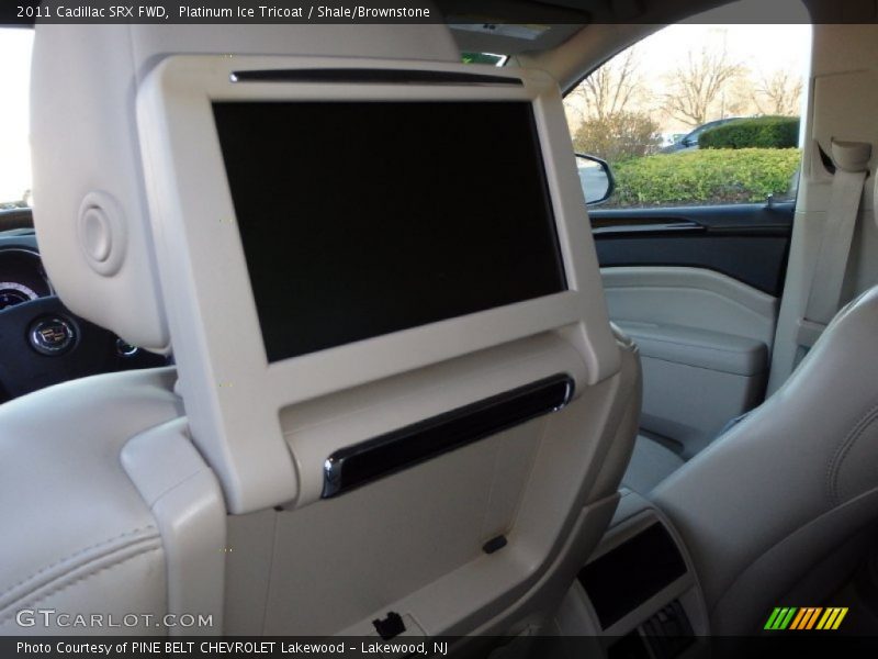 Platinum Ice Tricoat / Shale/Brownstone 2011 Cadillac SRX FWD