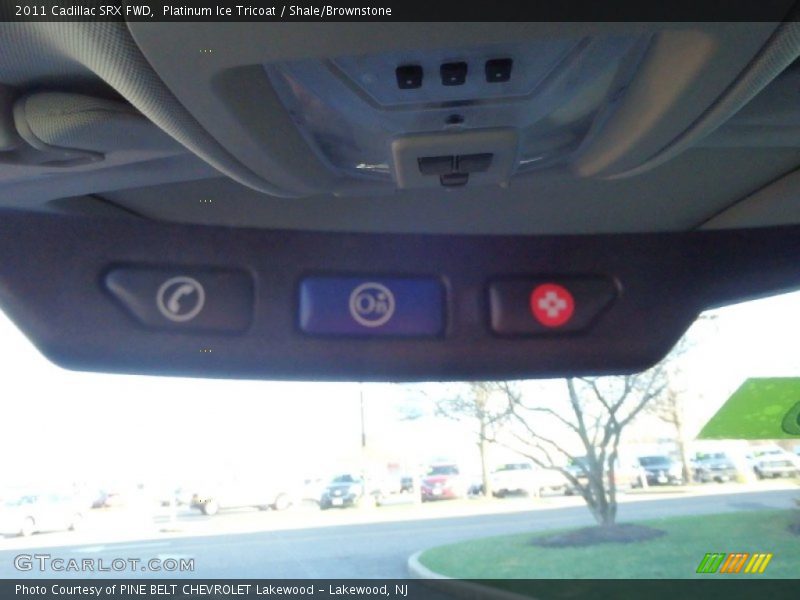 Platinum Ice Tricoat / Shale/Brownstone 2011 Cadillac SRX FWD