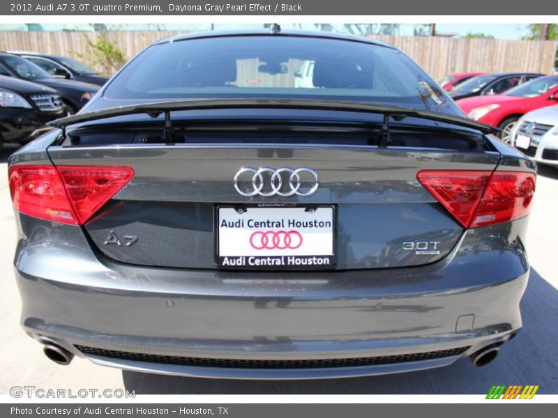 Daytona Gray Pearl Effect / Black 2012 Audi A7 3.0T quattro Premium
