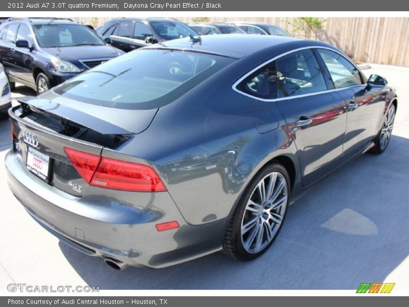 Daytona Gray Pearl Effect / Black 2012 Audi A7 3.0T quattro Premium