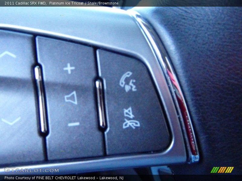 Platinum Ice Tricoat / Shale/Brownstone 2011 Cadillac SRX FWD