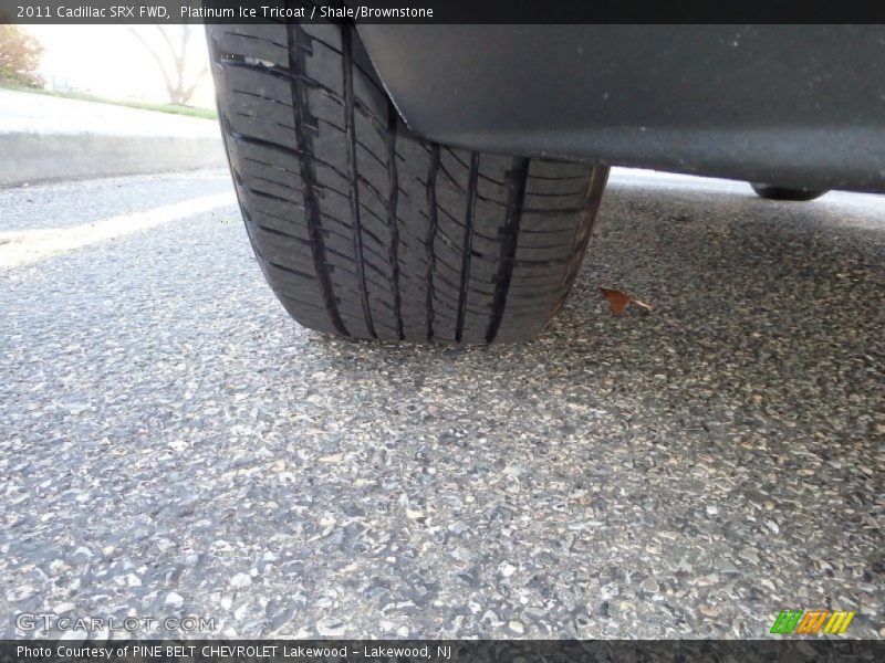 Platinum Ice Tricoat / Shale/Brownstone 2011 Cadillac SRX FWD