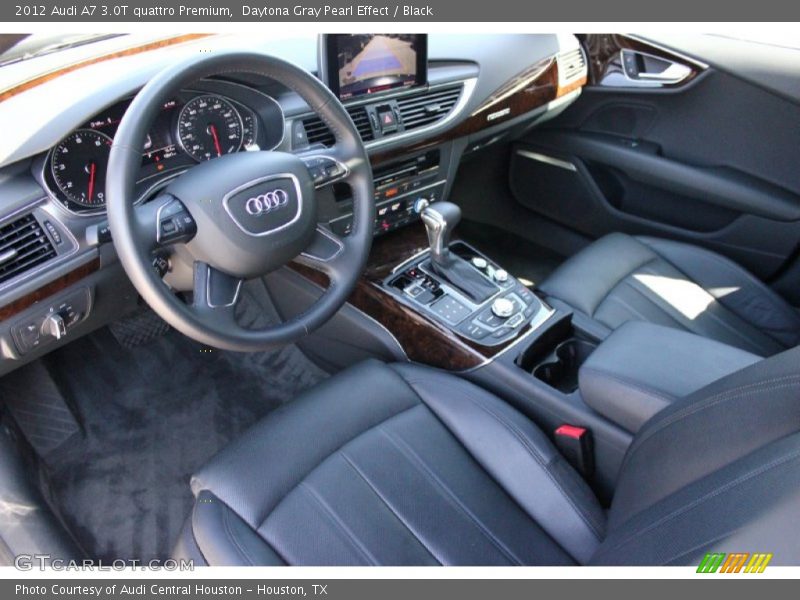 Daytona Gray Pearl Effect / Black 2012 Audi A7 3.0T quattro Premium