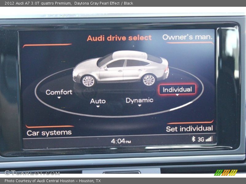 Daytona Gray Pearl Effect / Black 2012 Audi A7 3.0T quattro Premium