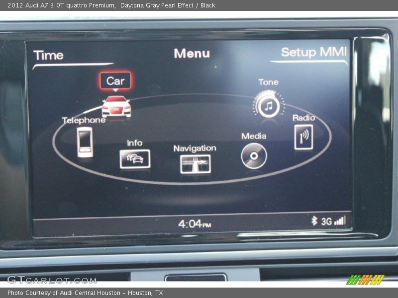 Daytona Gray Pearl Effect / Black 2012 Audi A7 3.0T quattro Premium