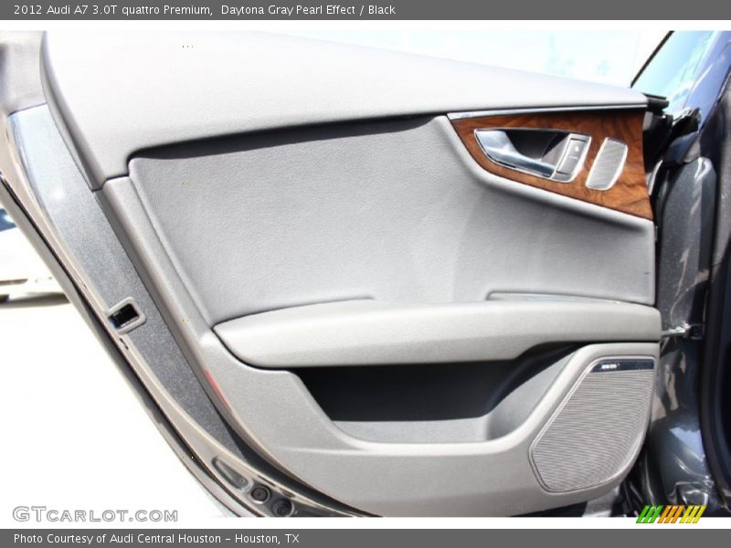 Daytona Gray Pearl Effect / Black 2012 Audi A7 3.0T quattro Premium