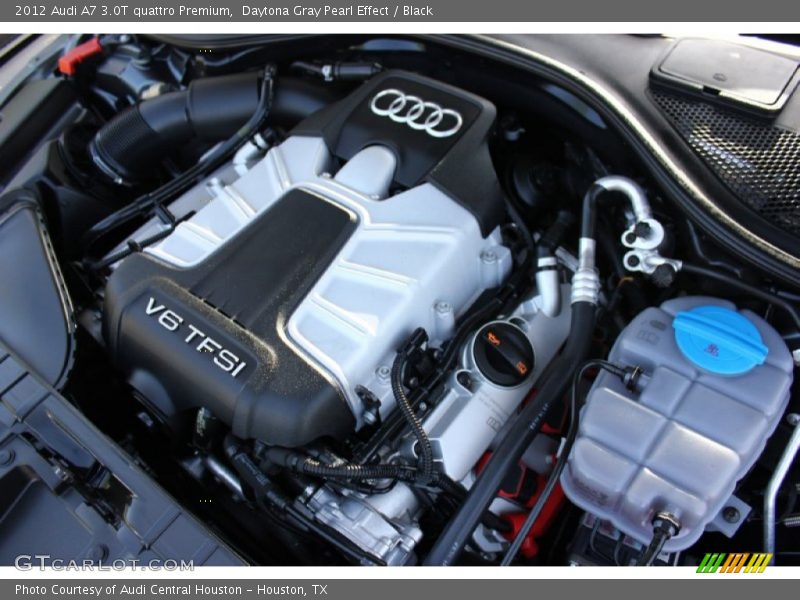 Daytona Gray Pearl Effect / Black 2012 Audi A7 3.0T quattro Premium