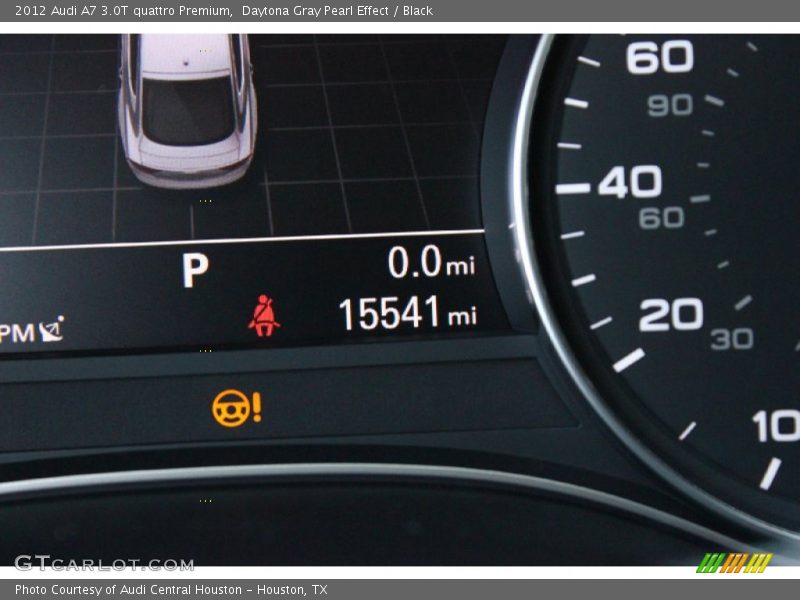 Daytona Gray Pearl Effect / Black 2012 Audi A7 3.0T quattro Premium