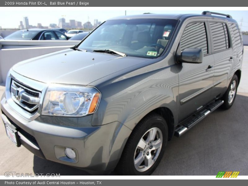 Bali Blue Pearl / Beige 2009 Honda Pilot EX-L