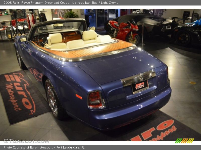 Metropolitan Blue / Light Creme 2008 Rolls-Royce Phantom Drophead Coupe